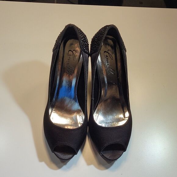 CAMILLE LA VIE PEEP TOE HIGH HEEL STILETTOS PUMP SHOES - Picture 4 of 15